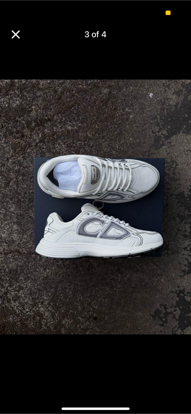 White Dior B30 Sneakers - photo 2