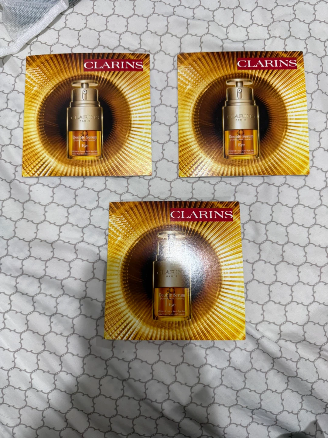 Clarins Double Serum Eye Samples (3 total)