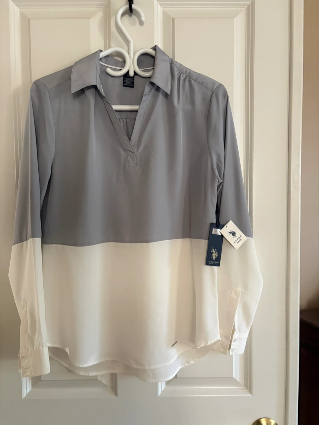 U.S. Polo Assn. Colour Block Blouse