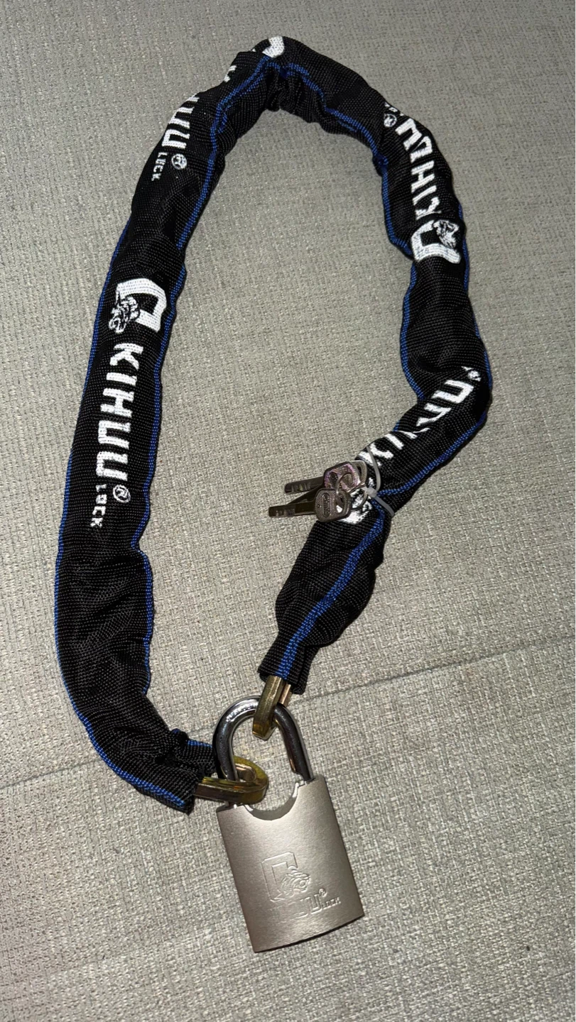 KIHULU Chain Lock with 3 Keys