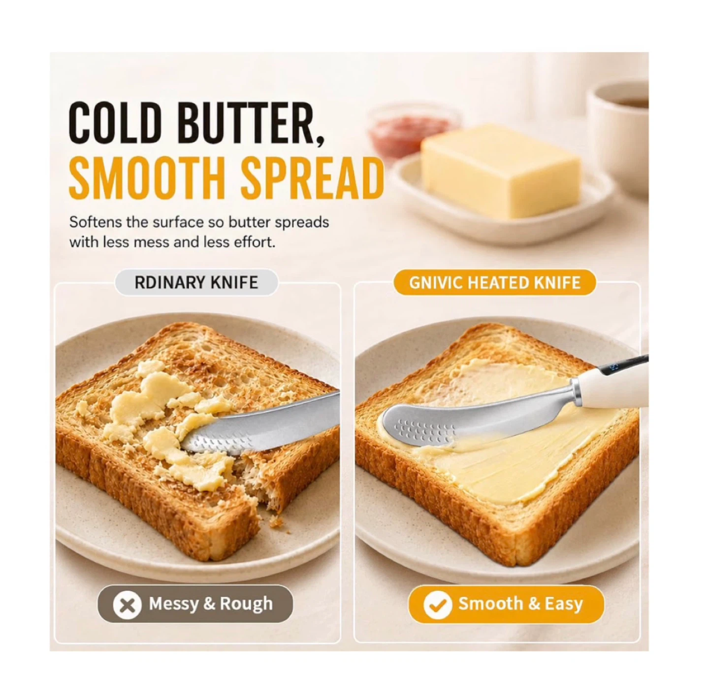 Brand new Heated Butter Knife with Digital Display 2026 Upgrade - photo 4