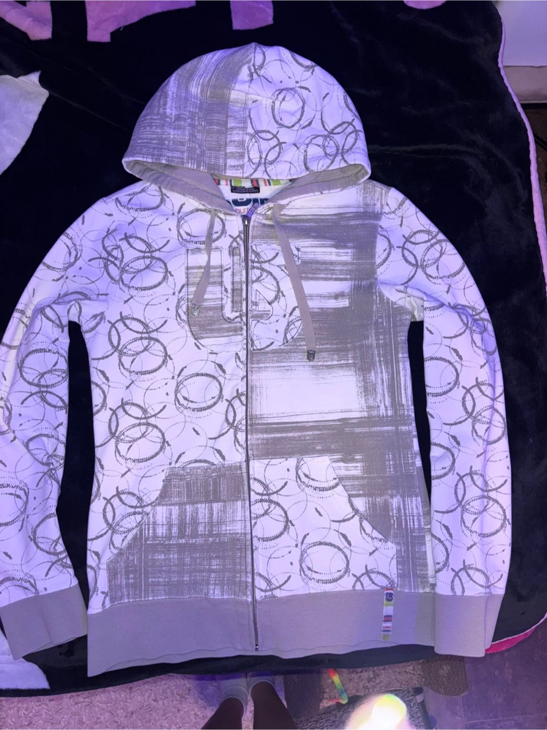 Vintage Burton Zip-Up Hoodie