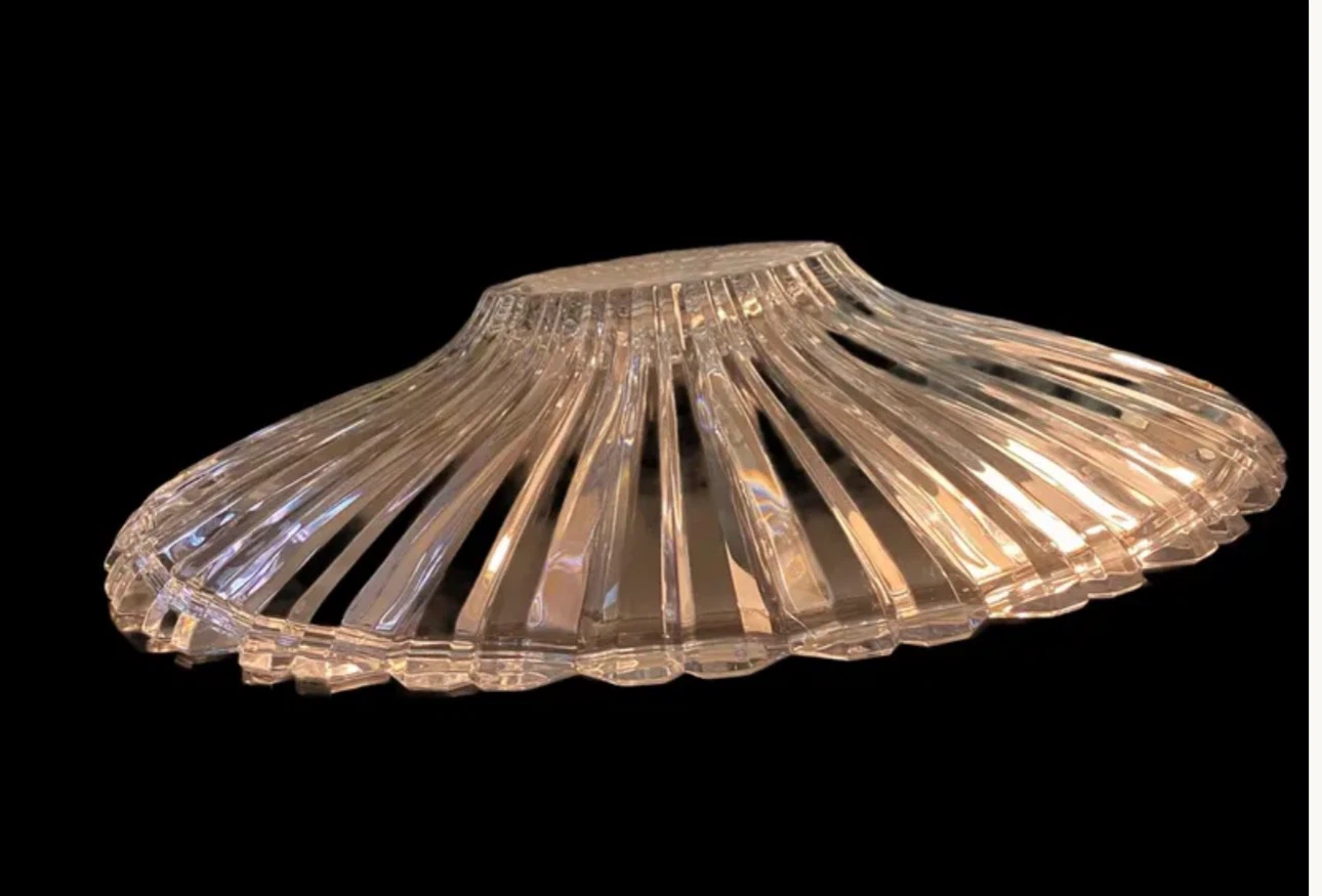 VTG Large Centerpiece Crystal Bowl  Heavy 15” - photo 3