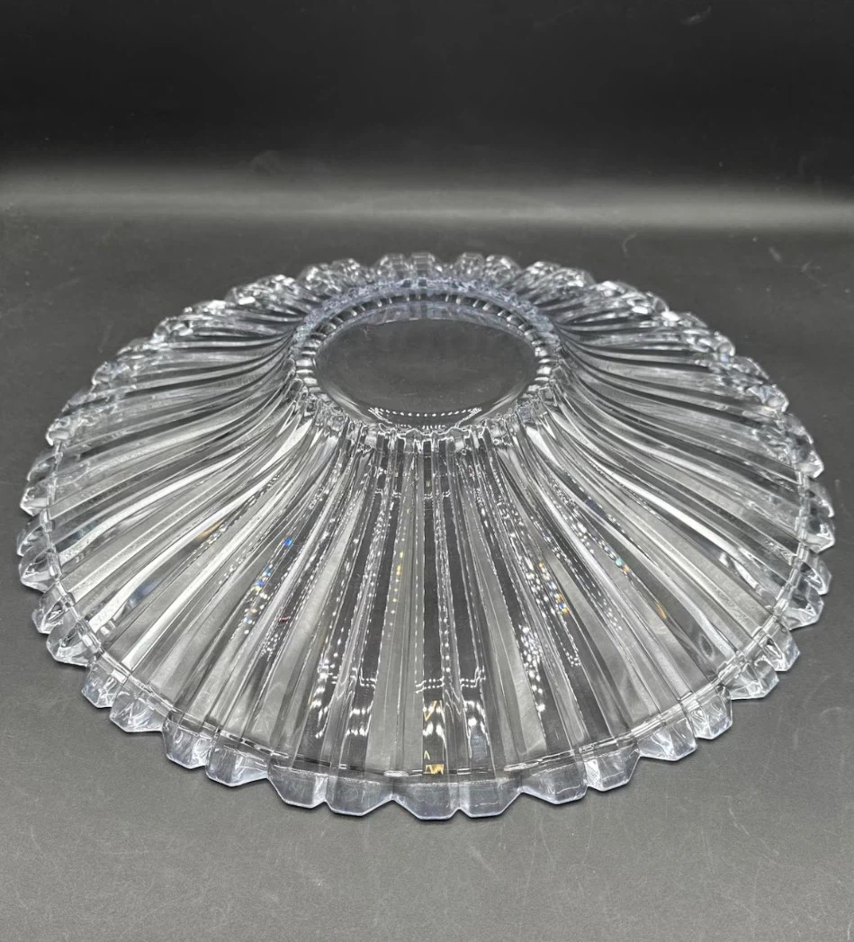 VTG Large Centerpiece Crystal Bowl  Heavy 15” - photo 5