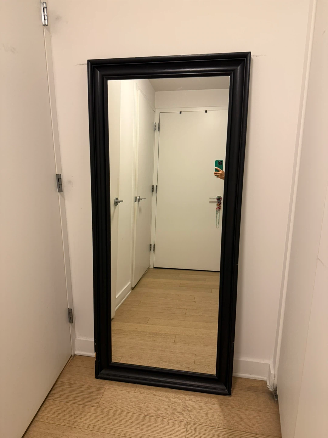 Black Full Length Mirror - photo 2