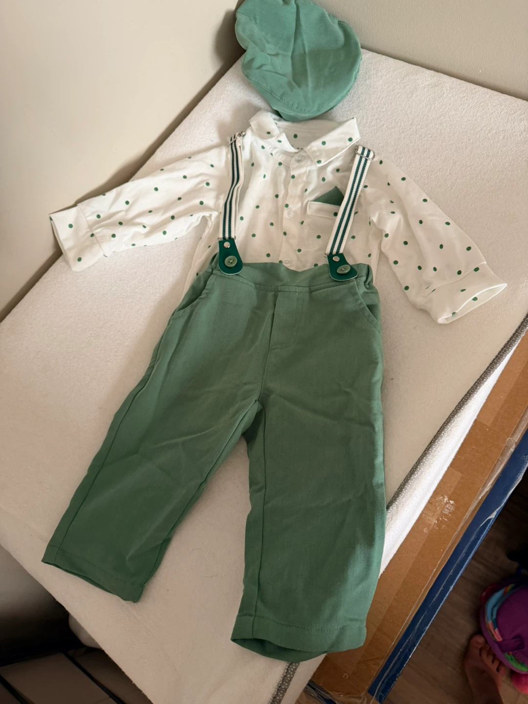 Baby Boy Gentleman Outfit 9–12 Months – 5-Piece Set – Like New - photo 5