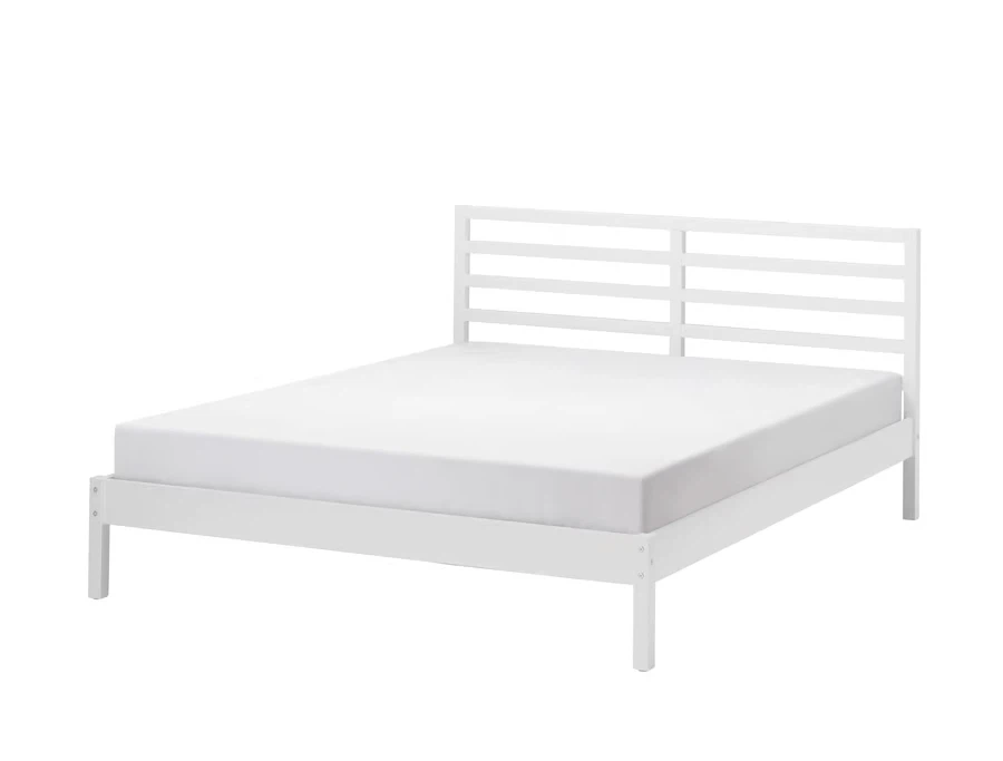 Ikea Tarva bed frame + vesteroy mattress (queen sized) - photo 2