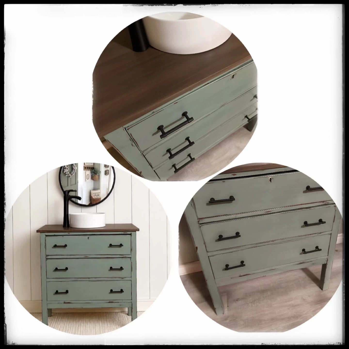 1920’s Repurposed 31” Antique Bathroom Vanity!