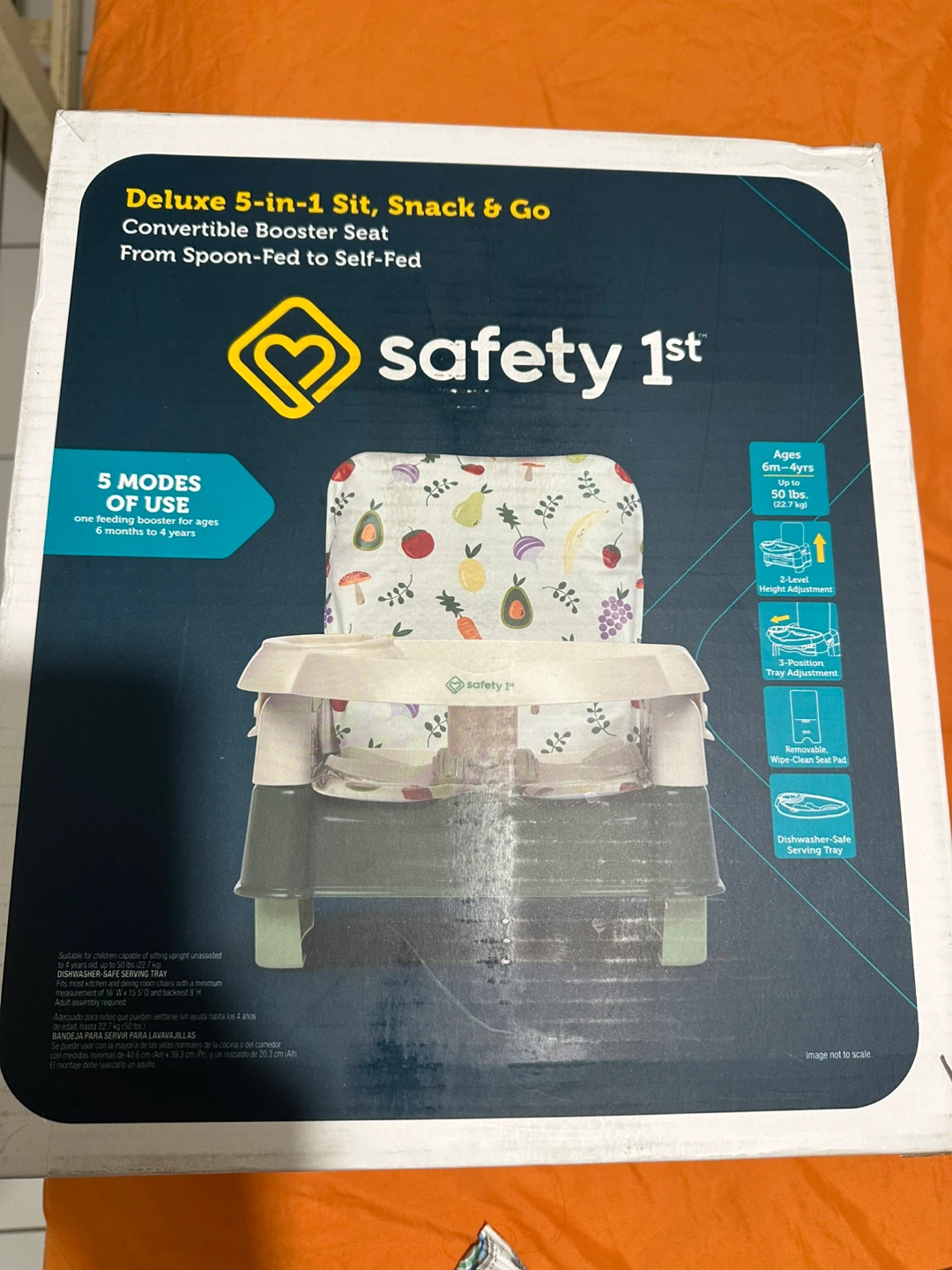 Safety 1st Deluxe 5-in-1 Convertible Booster Seat