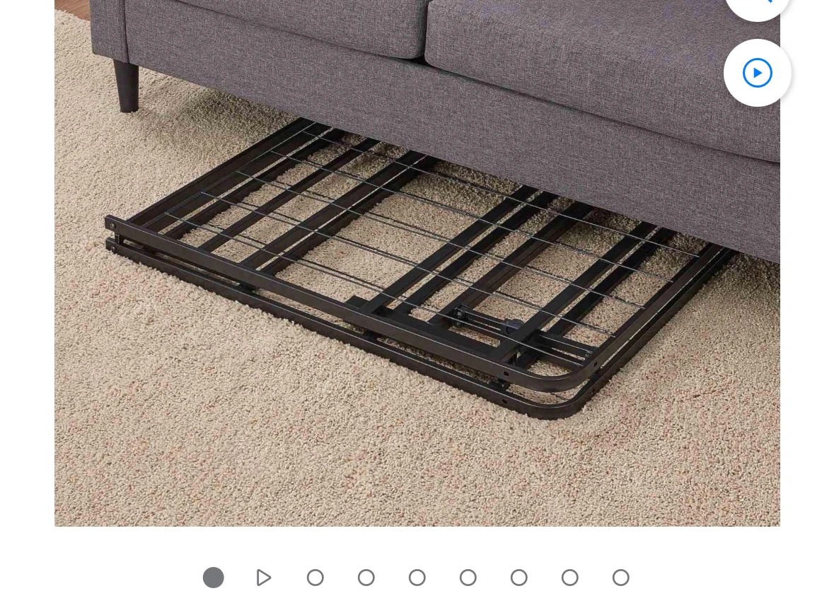 Metal Folding Bed Frame / Mattress Full - photo 2