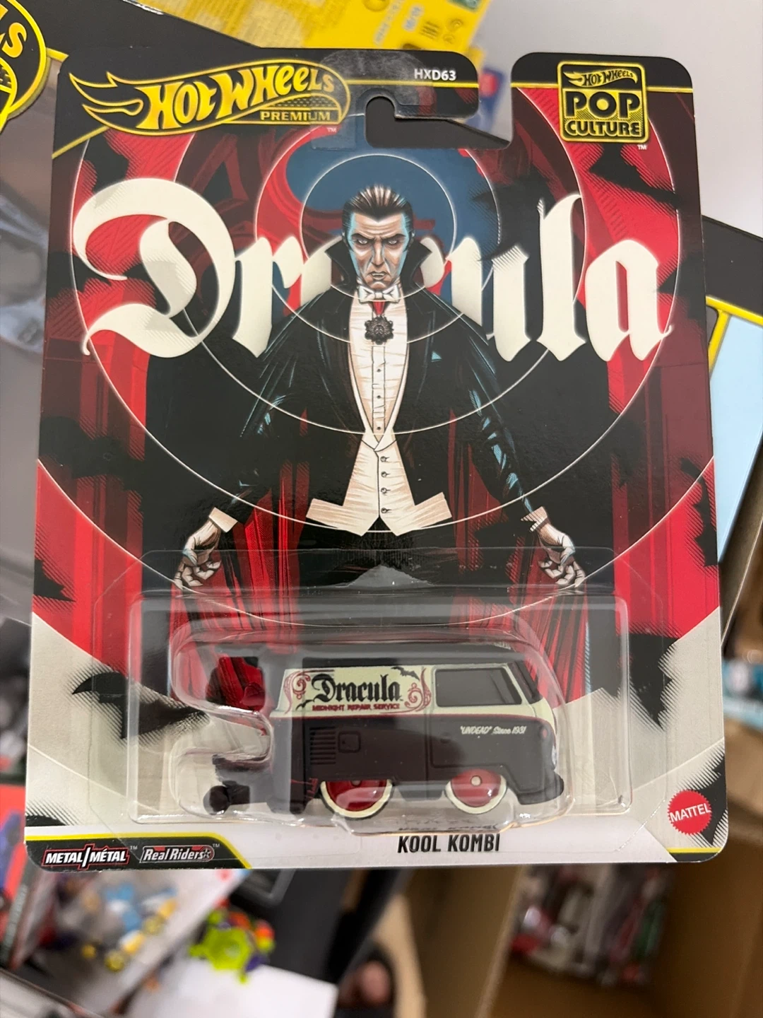 Hot Wheels Premium Pop Culture Kool Kombi Dracula Die-Cast Car