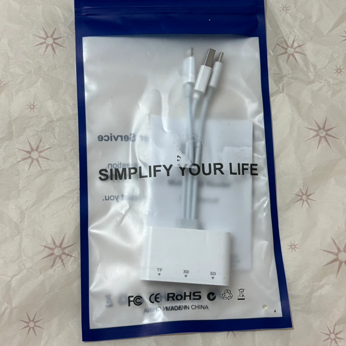 Brand New OTG XD Card Reader SD/TF/XD — Lightning/USBC/USB A - photo 2