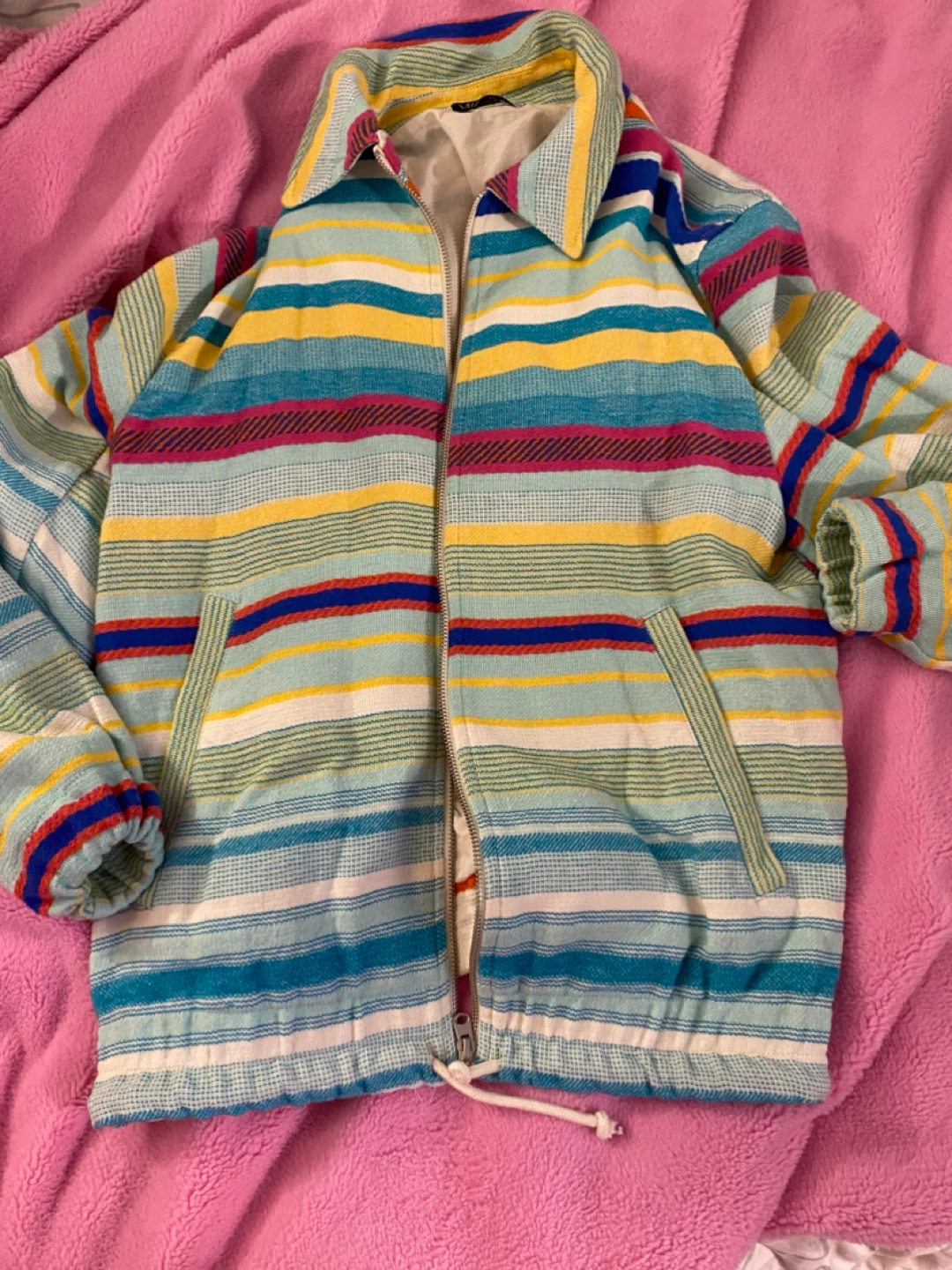 Zara Striped Jacket - Medium