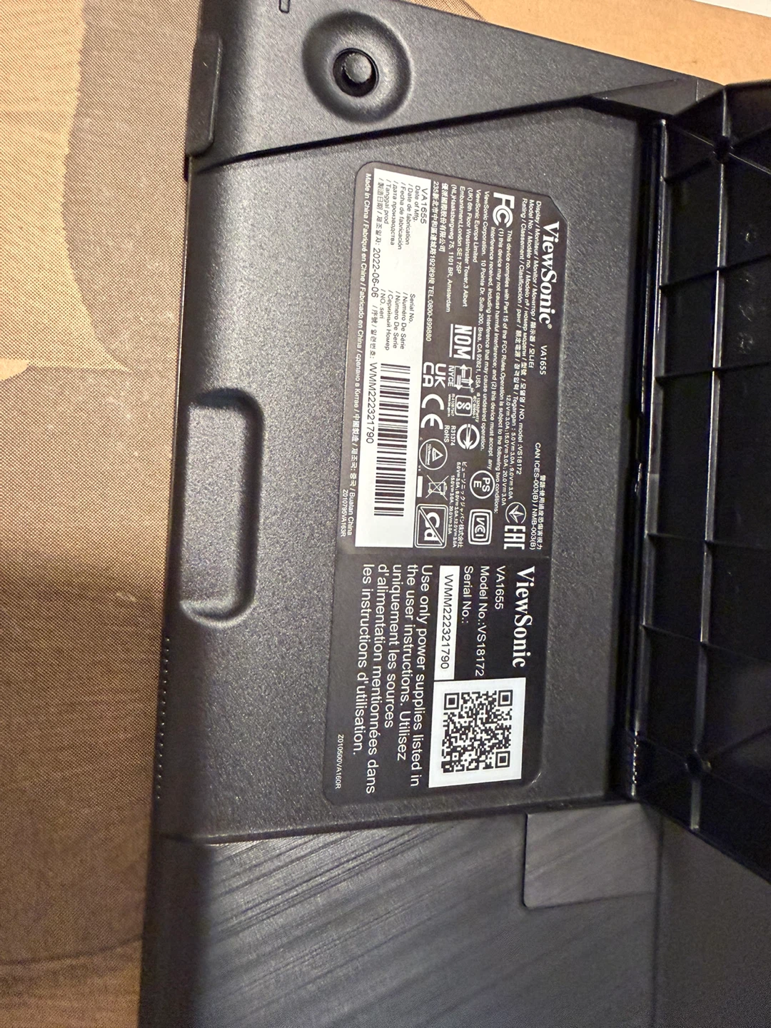 ViewSonic VA655 Portable Monitor NEW Open box - photo 5