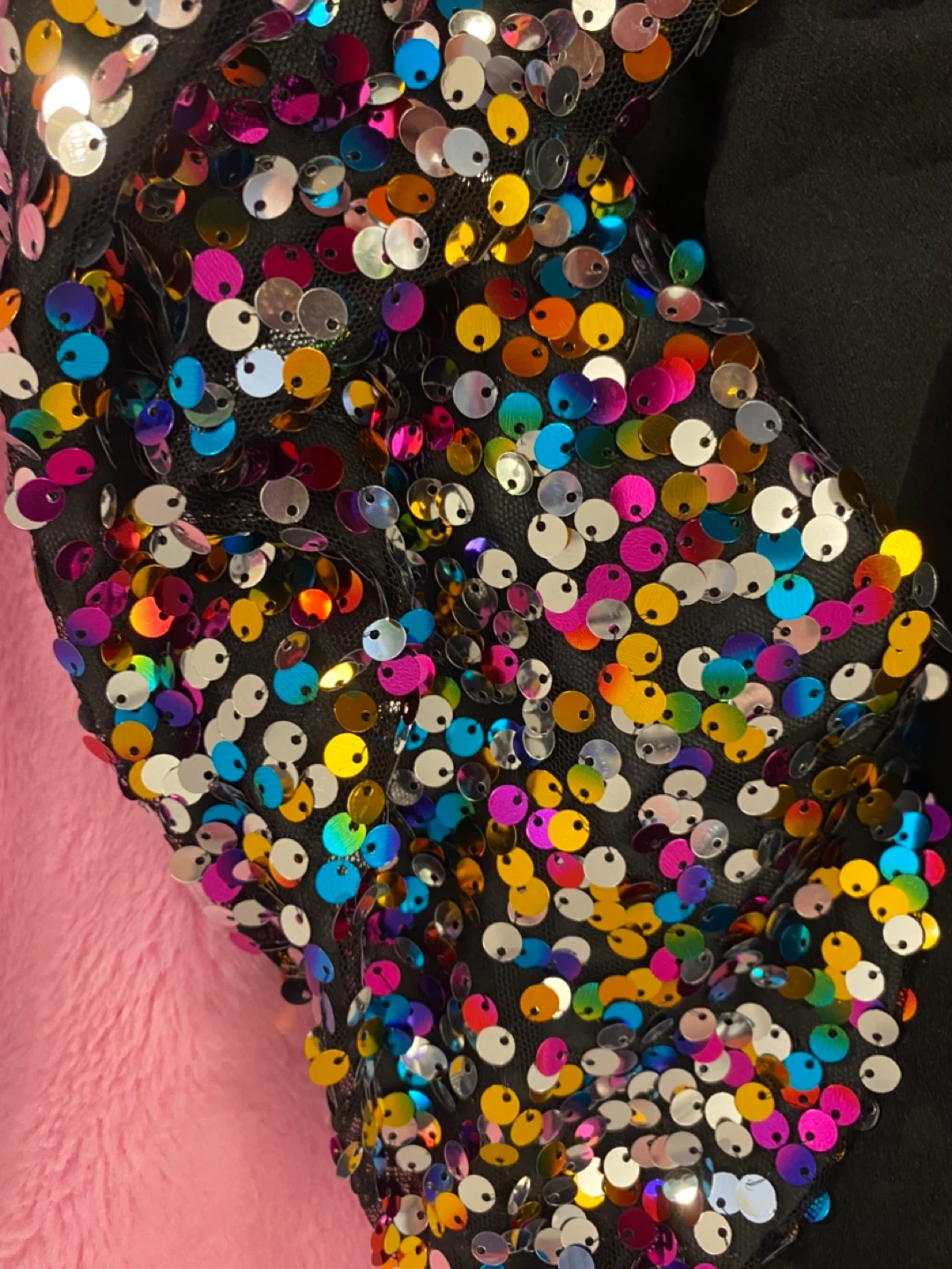 Black Sequined Sleeve Jacket - photo 2