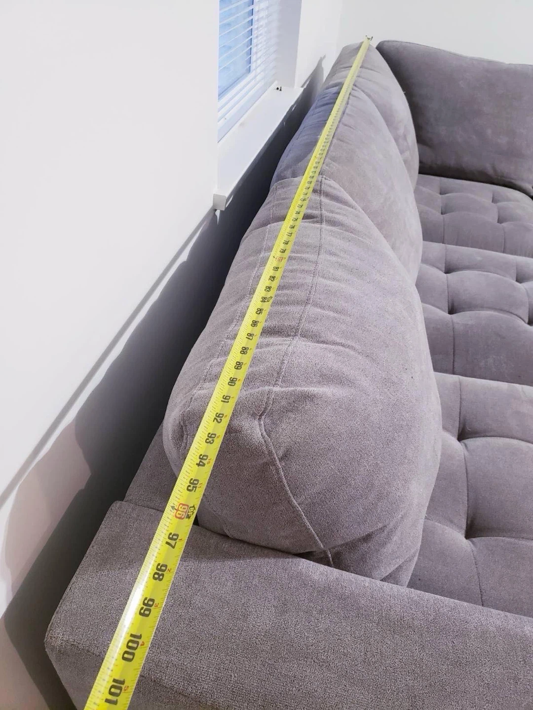 Grey Sectional Sofa with Storage Ottoman ( Delivery Available ) - photo 5