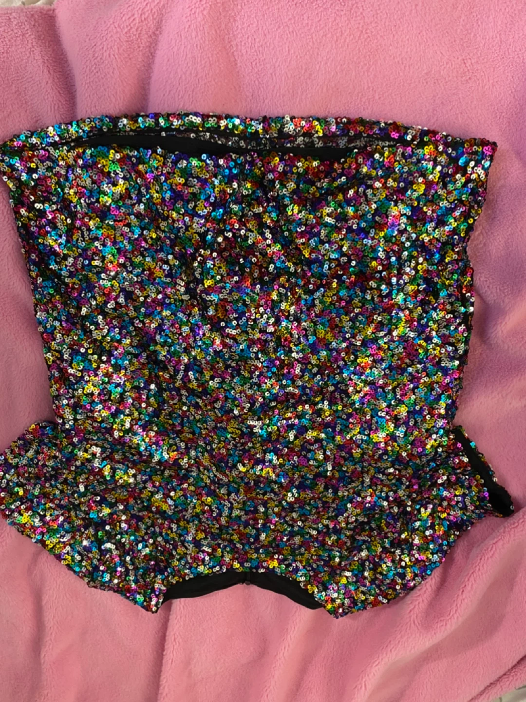 Sparkly sequin top size M