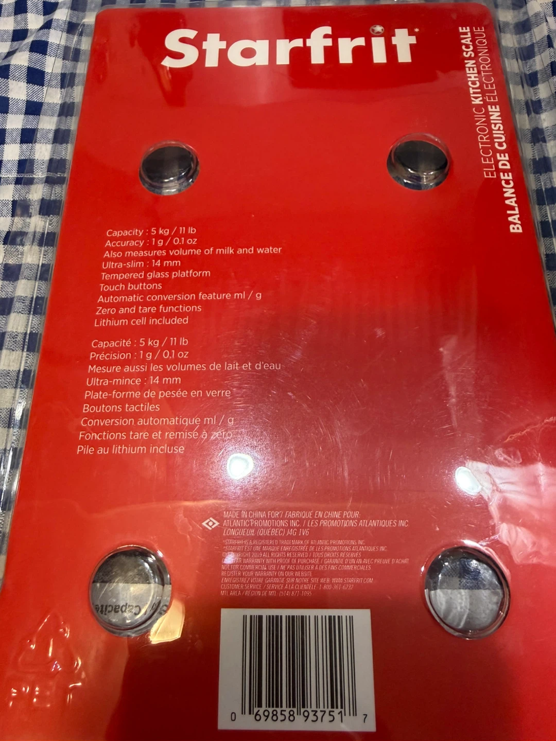 Starfrit Electronic Kitchen Scale - photo 2