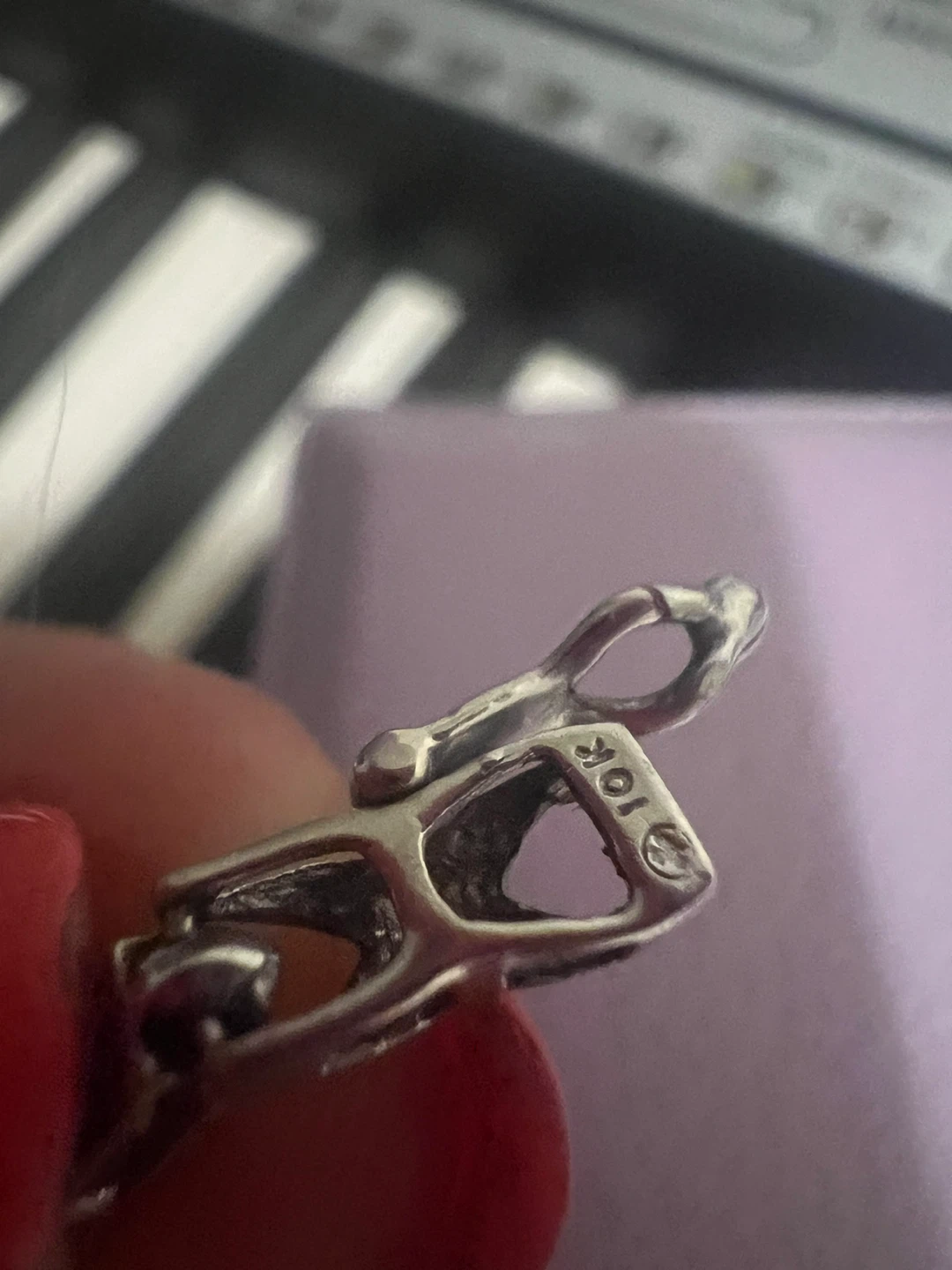 10K Gold Diamond "XOXO" Bracelet - photo 2