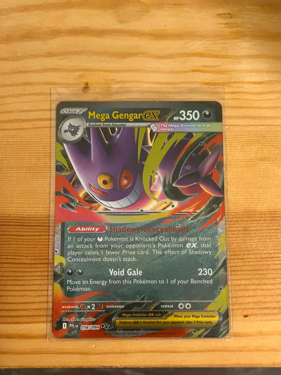 Pokemon Mega Gengar EX Card
