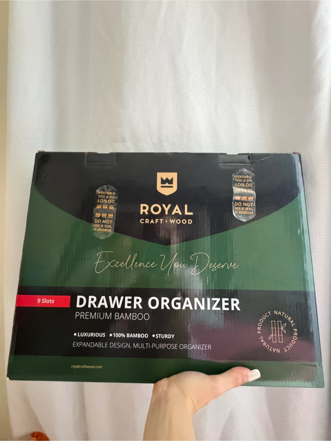 Royal Craft Wood Drawer Organizer - Premium Bamboo
