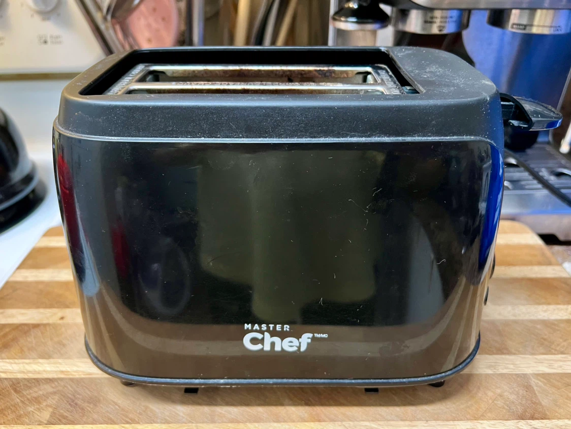 Master Chef Black 2-Slice Toaster