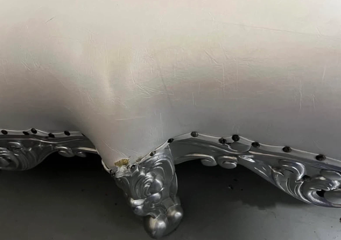 Silver Double Throne Chair - photo 3