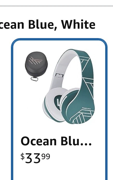 PowerLocus Over-Ear Headphones - Ocean Blue - photo 3