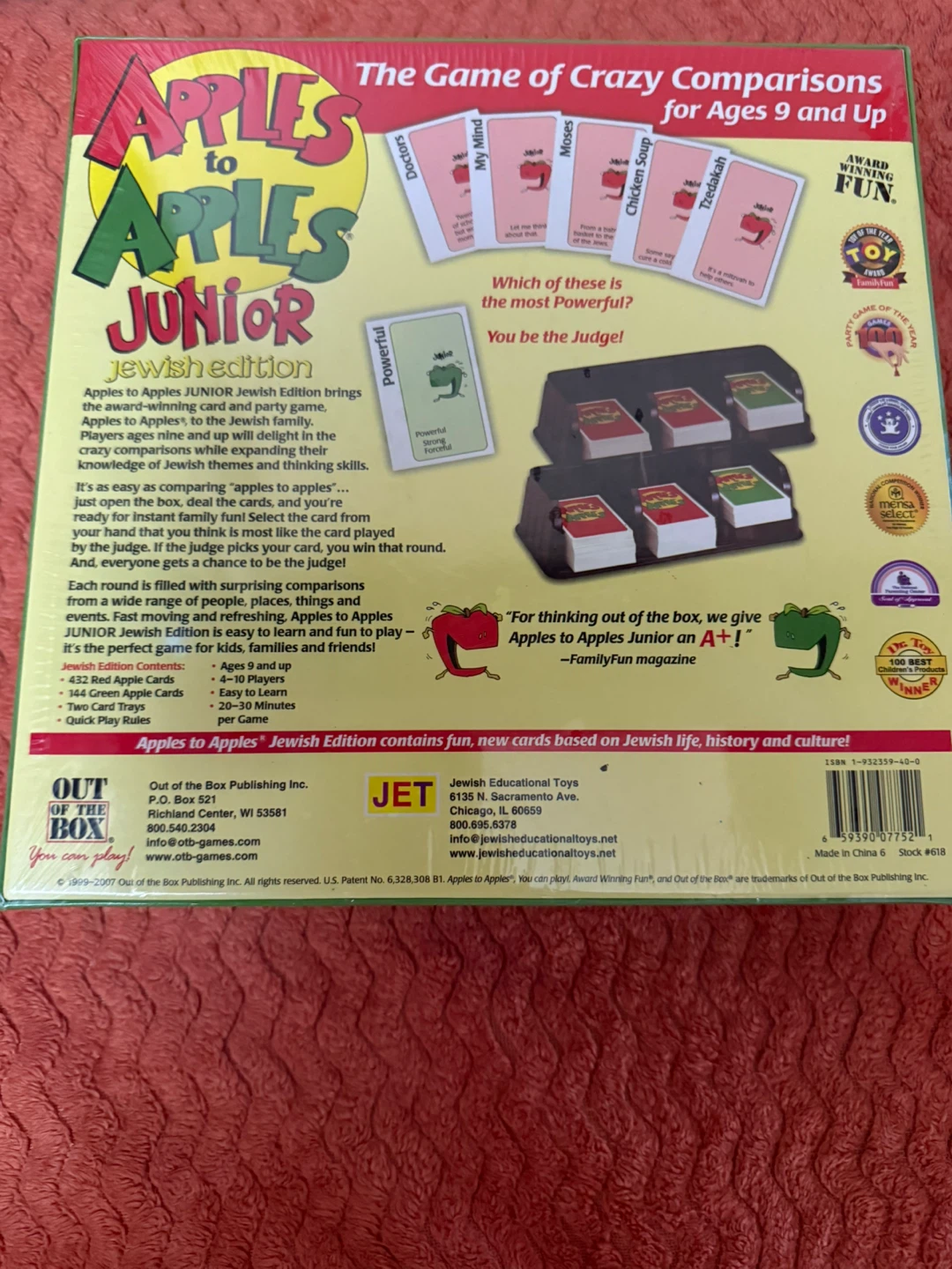 NEW IN BOX Apples to Apples Junior Edition - photo 4