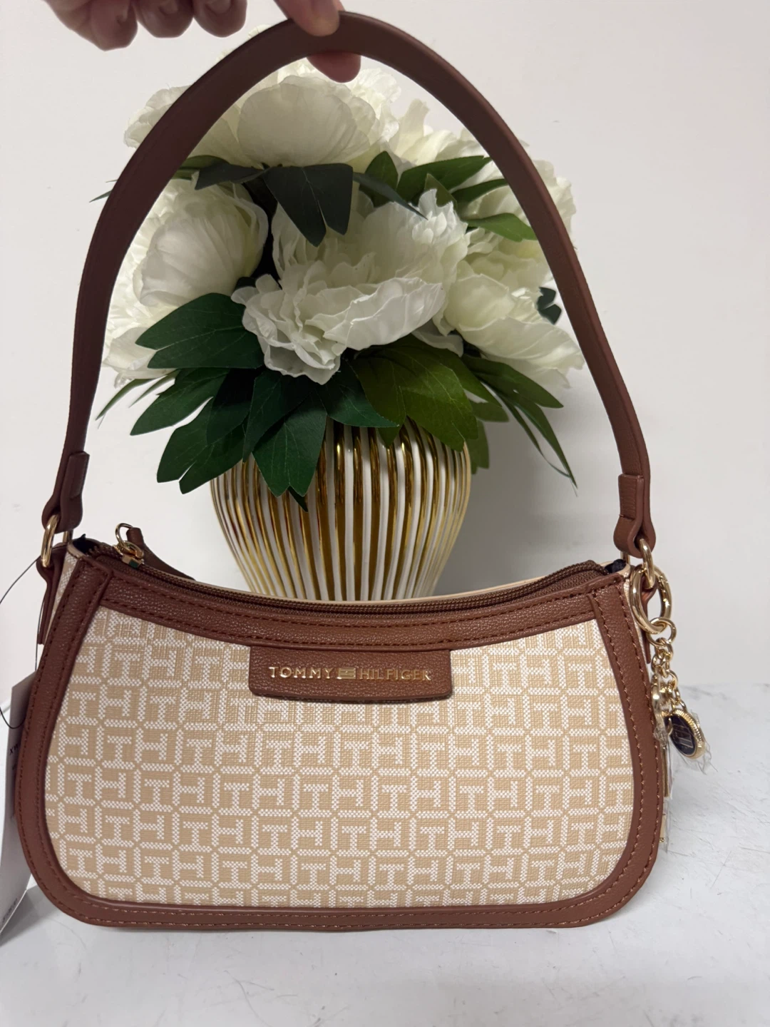 Tommy Hilfiger Monogram Shoulder Bag