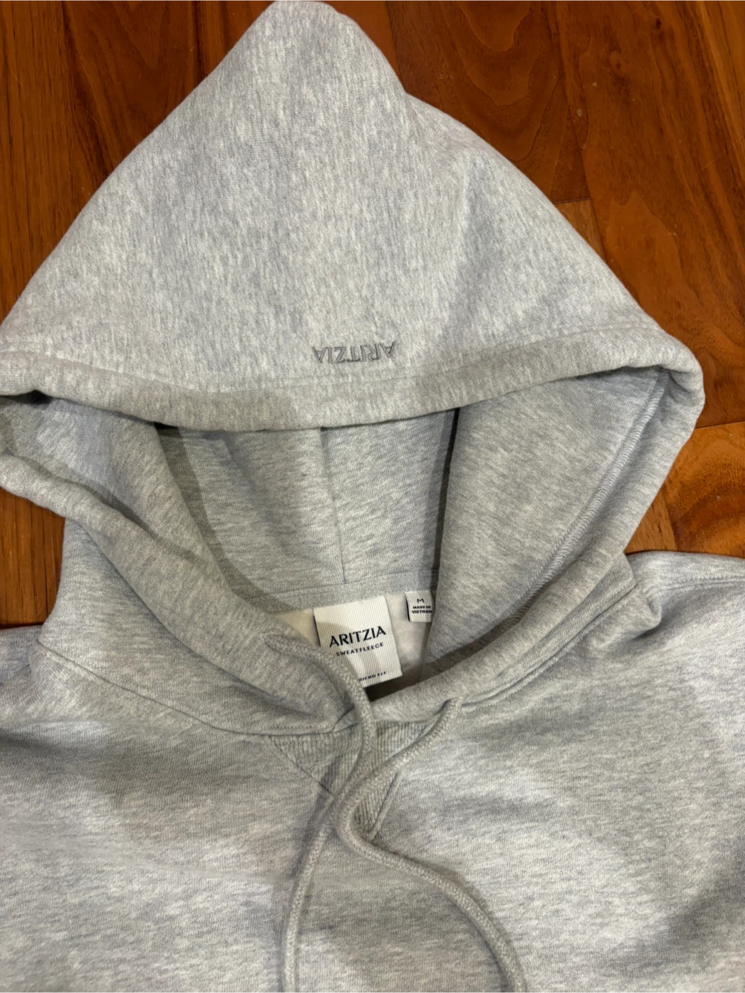 ARITZIA Grey Fleece Hoodie - photo 2