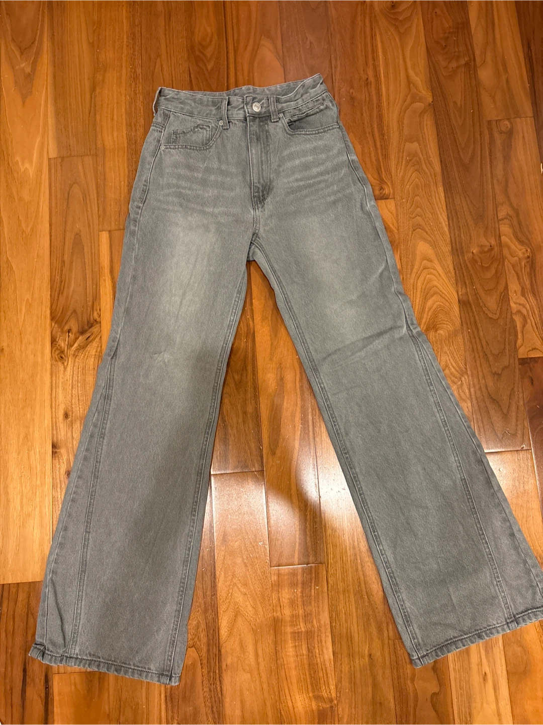 8 Seconds Grey Wide Leg Jeans