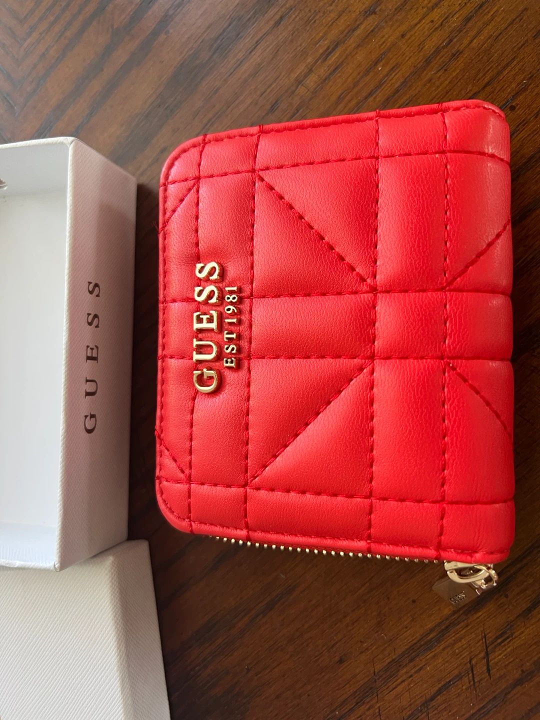 Guess Quilted Zip Around Wallet - photo 4
