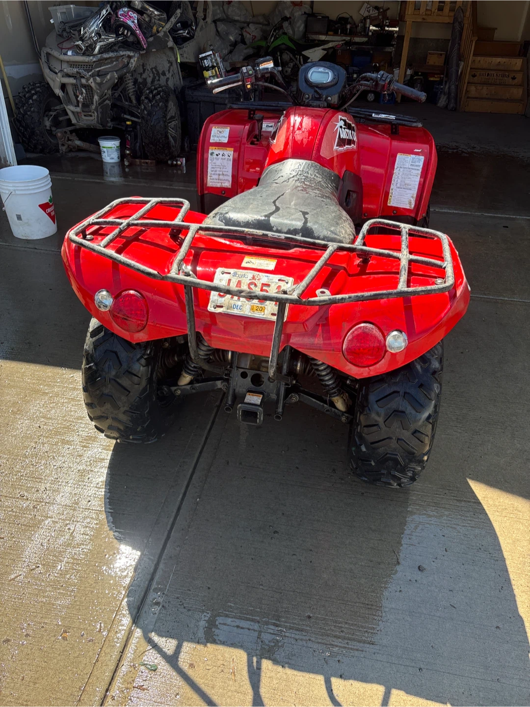 Red Arctic Cat 400 ATV - photo 2