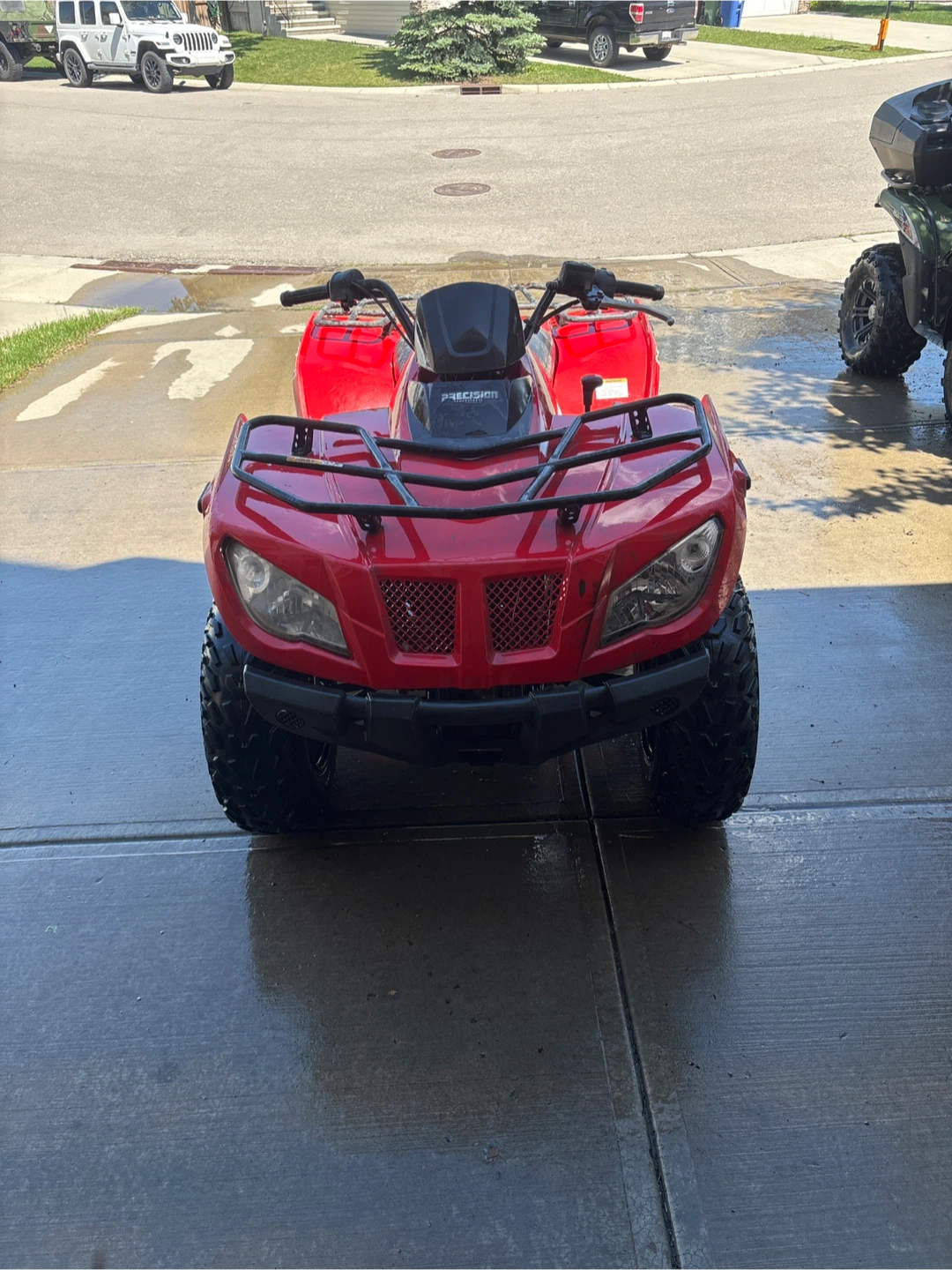 Red Arctic Cat 400 ATV - photo 4