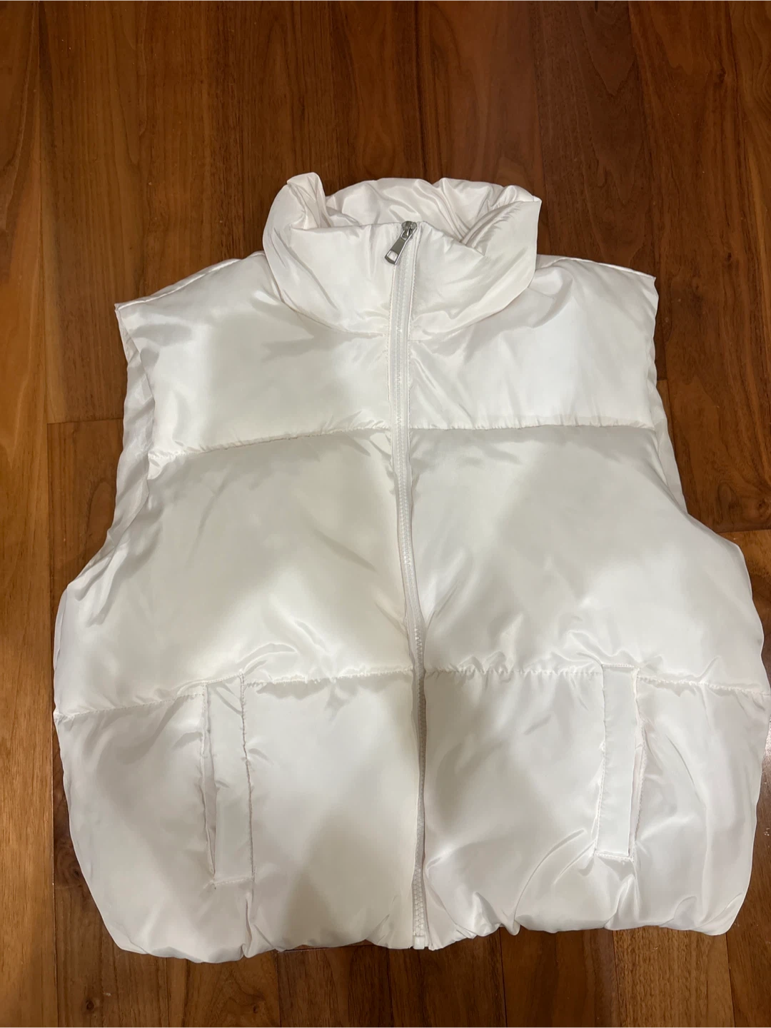 BRAND NEW White Puffer Vest