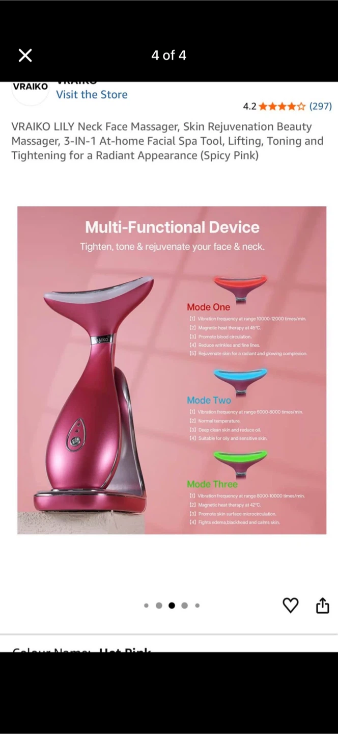 Neck and face massager - photo 2