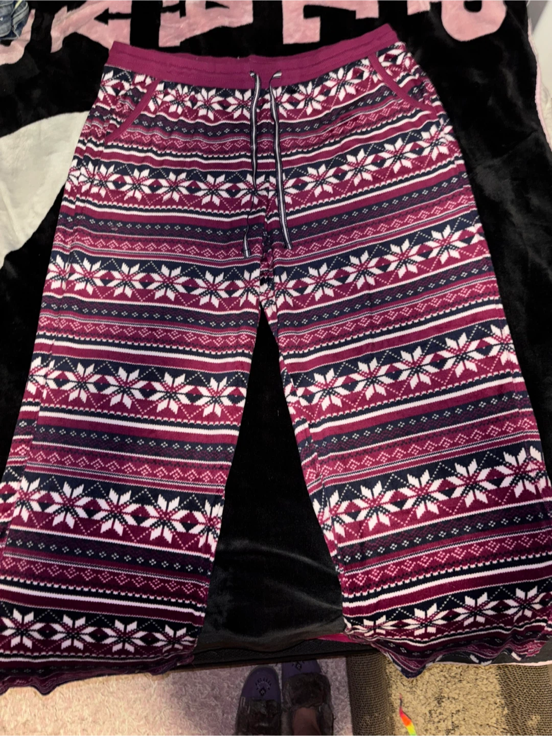 Nautica Women's Fair Isle Pajama Set - Size L - photo 3