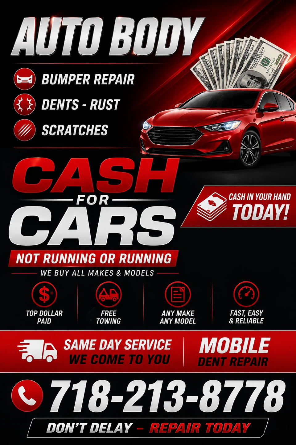 Auto Body Services - Bumper Repair, Dents, Rust, Scratches