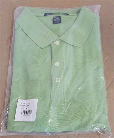 Devon & Jones Men's Polo Shirt sz XL Lime - photo 2