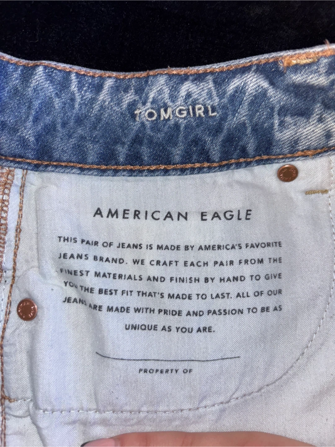 American Eagle "Tomgirl" Distressed Jeans - photo 3