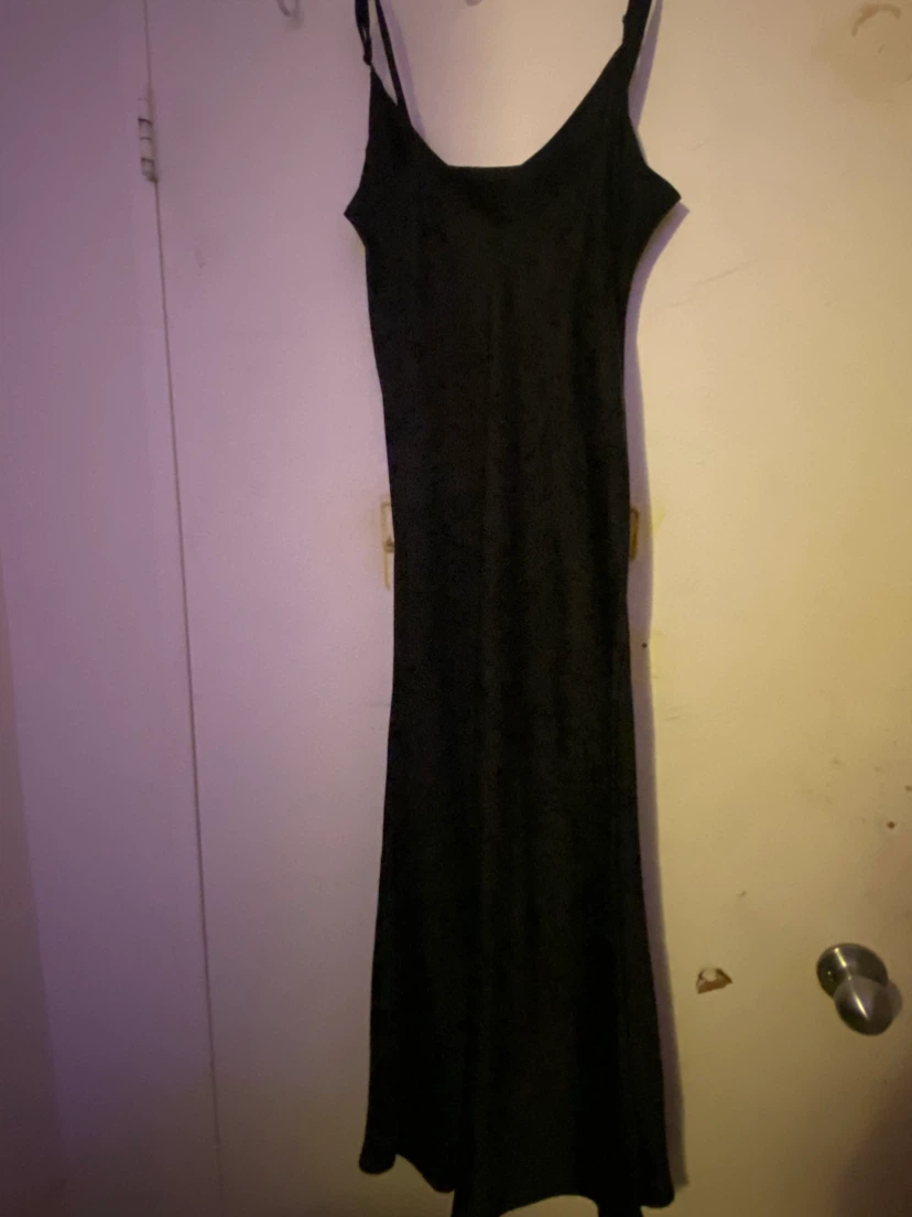Oak + Fort Black Satin Dress - photo 2