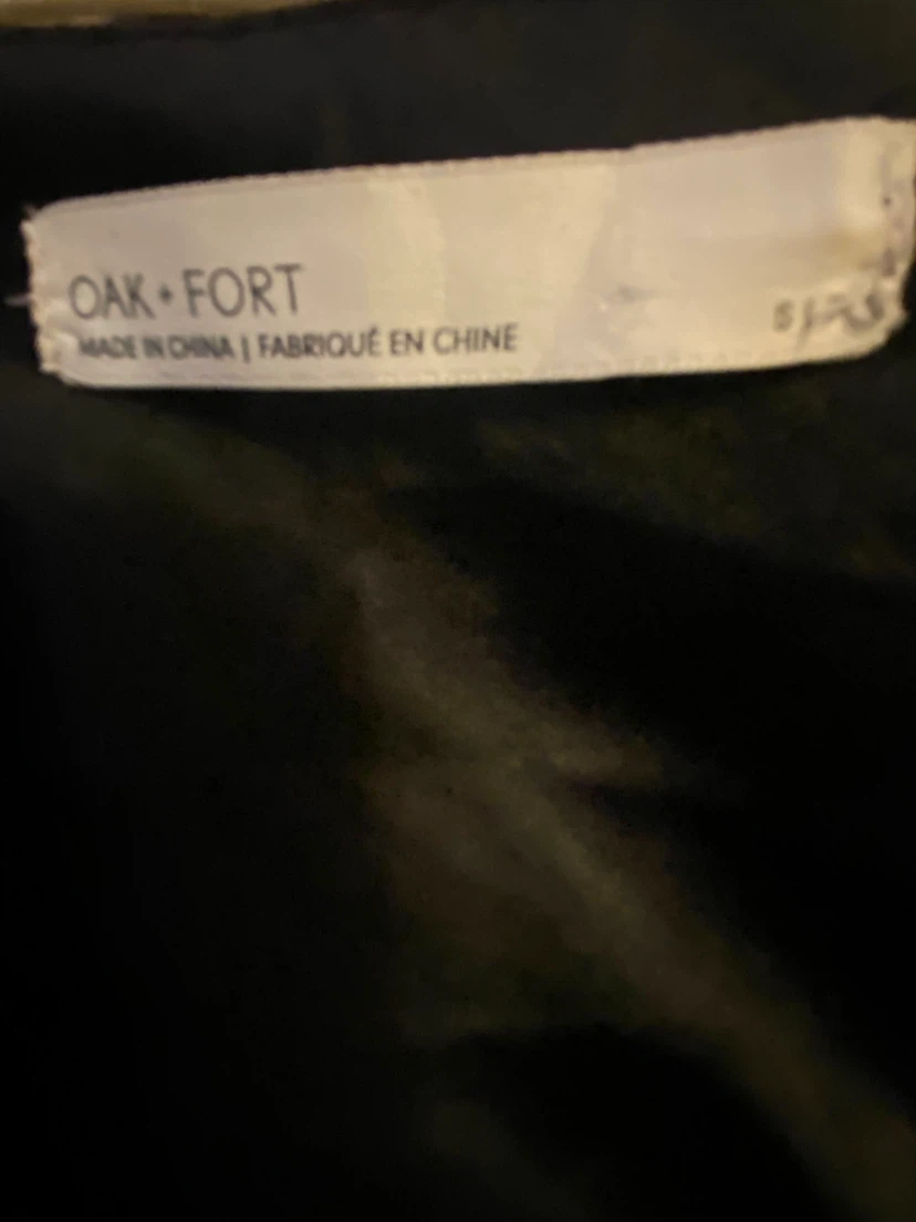 Oak + Fort Black Satin Dress - photo 4