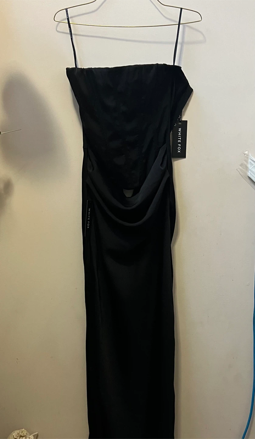White Fox Love This Feeling Maxi Dress - Black - photo 3