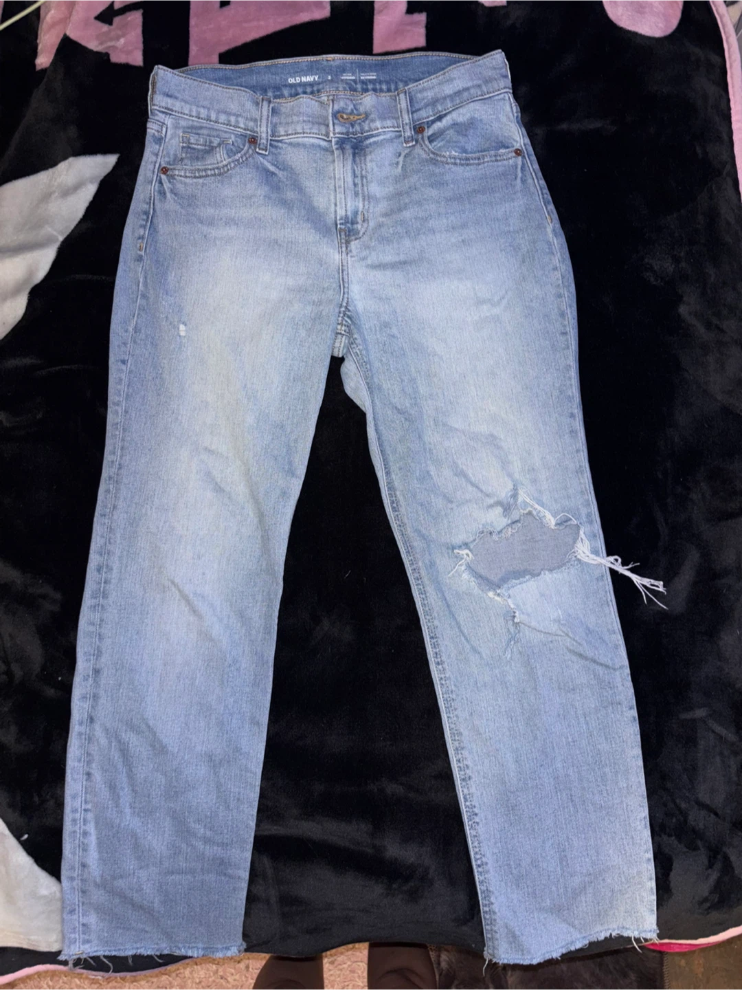 Old Navy Light Wash Boyfriend Jeans Size 2