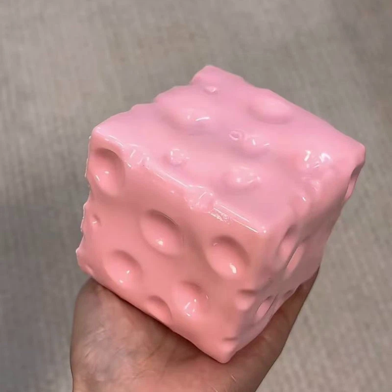 Squeezeluck Cheese Squishy (Vaseline-like texture, non rebound!) - photo 3