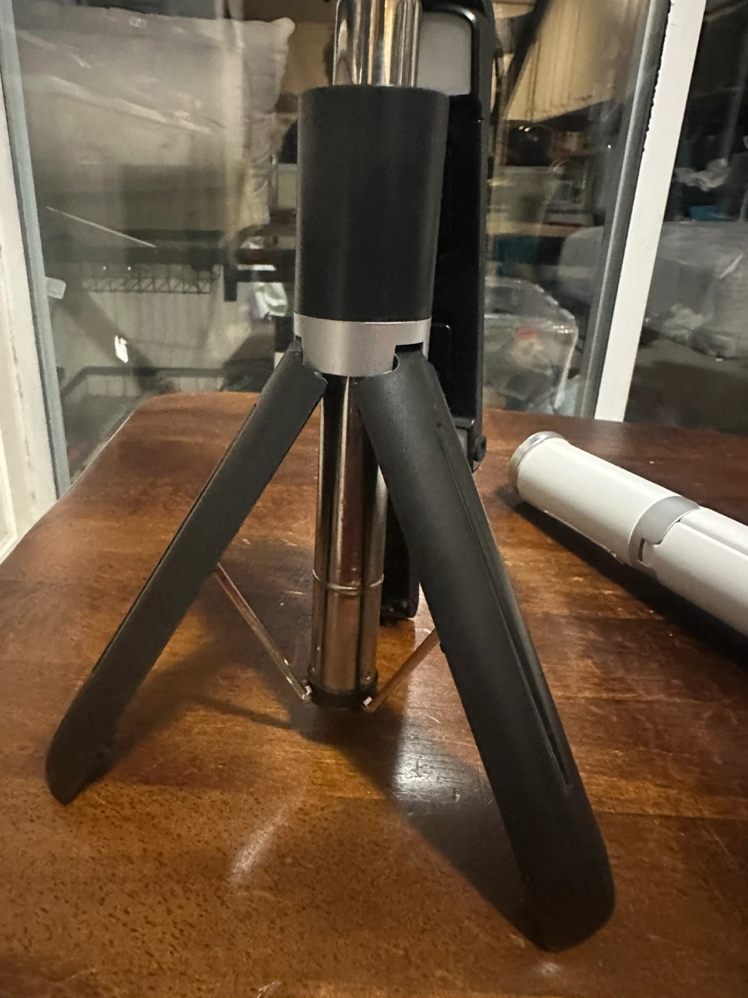 Black Selfie Stick Tripod with Phone Mount - photo 3