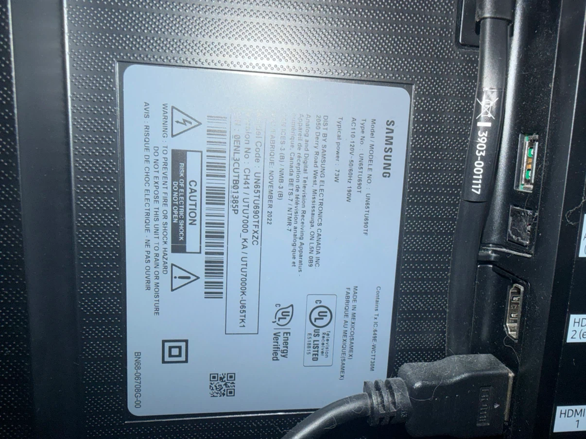 Samsung 65" TU690T Smart TV - photo 3