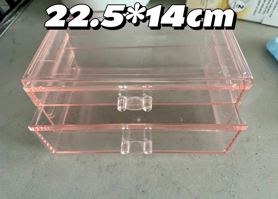 Moving sales- must go makeup storage containers 3pcs - photo 2