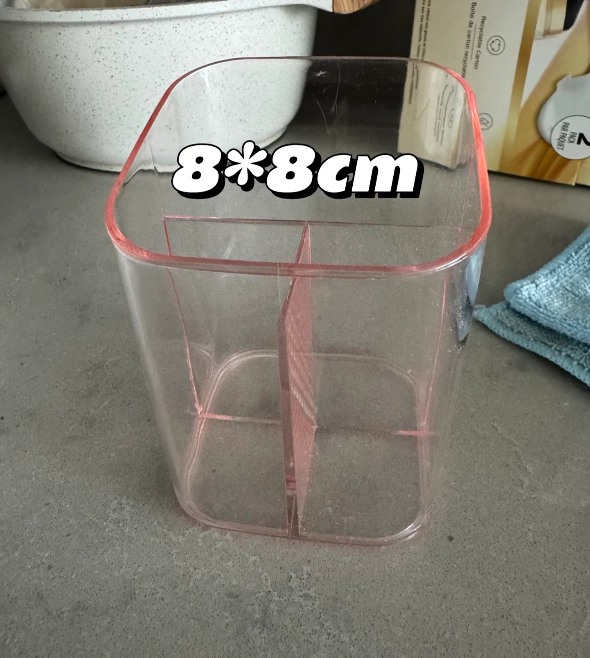 Moving sales- must go makeup storage containers 3pcs - photo 4